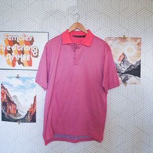 Bobby Jones Pink Short sleeve golf polo Large
